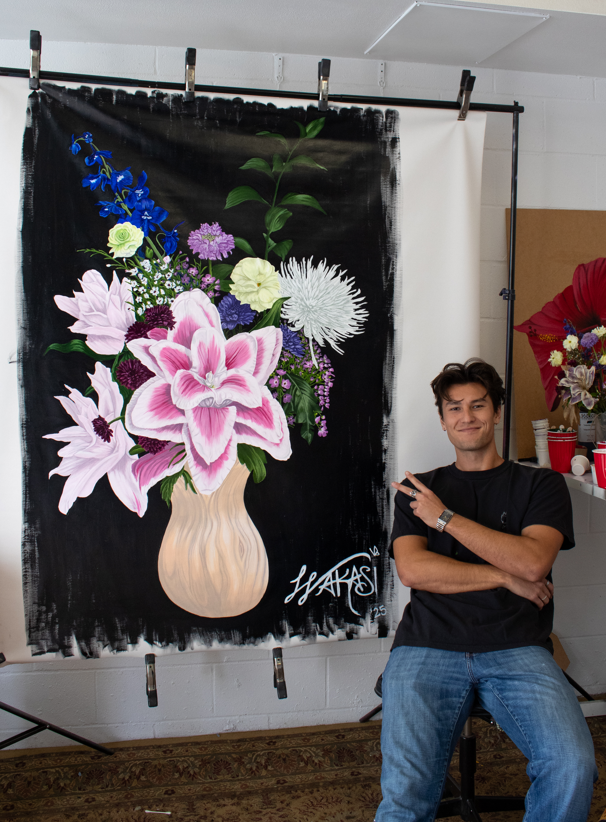 "The Bouquet" Original Painting
