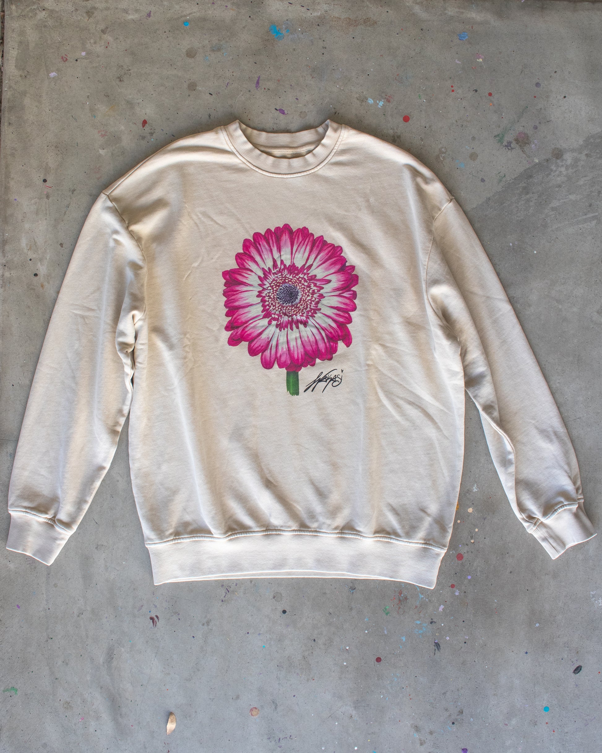 Gerbera Crewneck