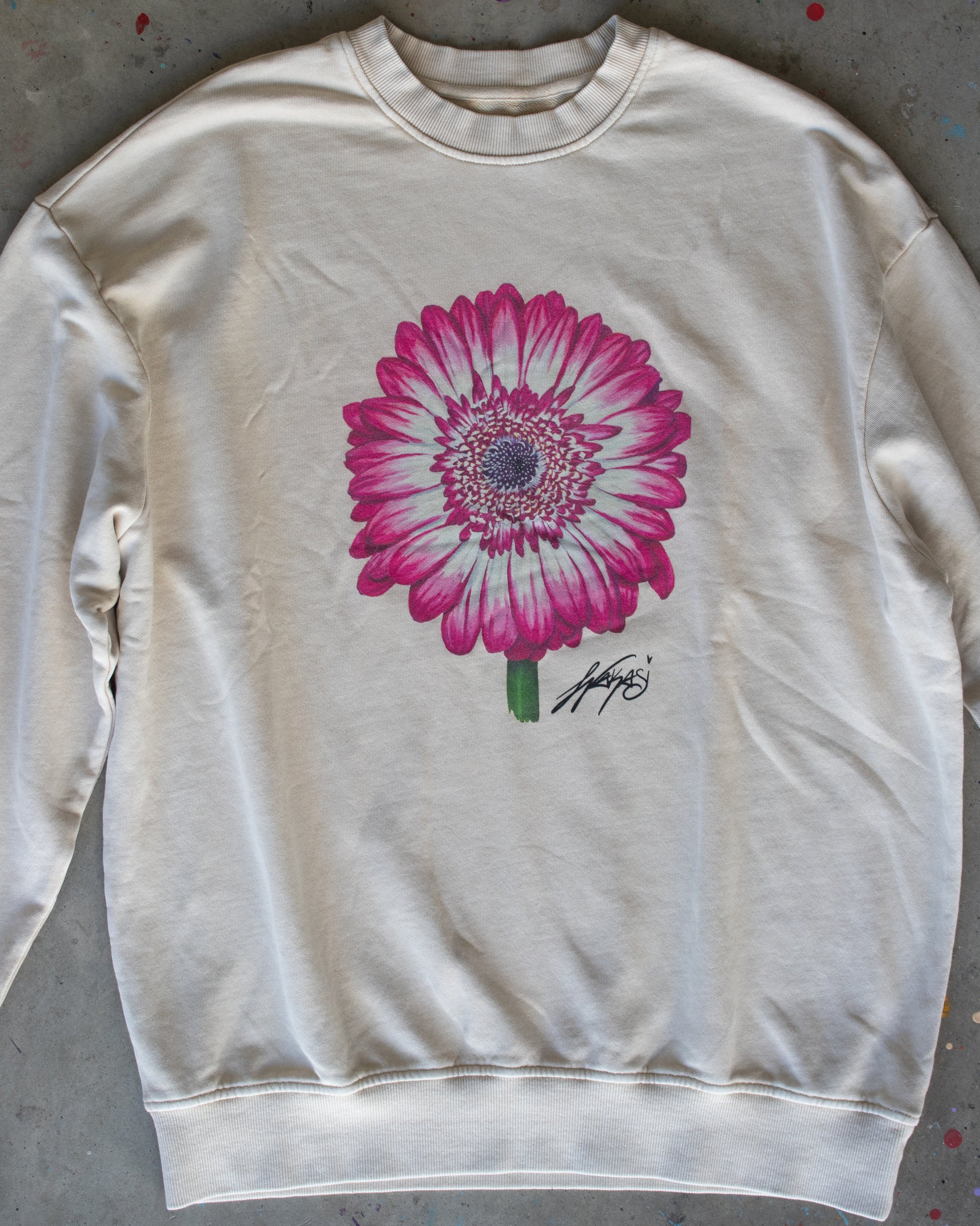 Gerbera Crewneck