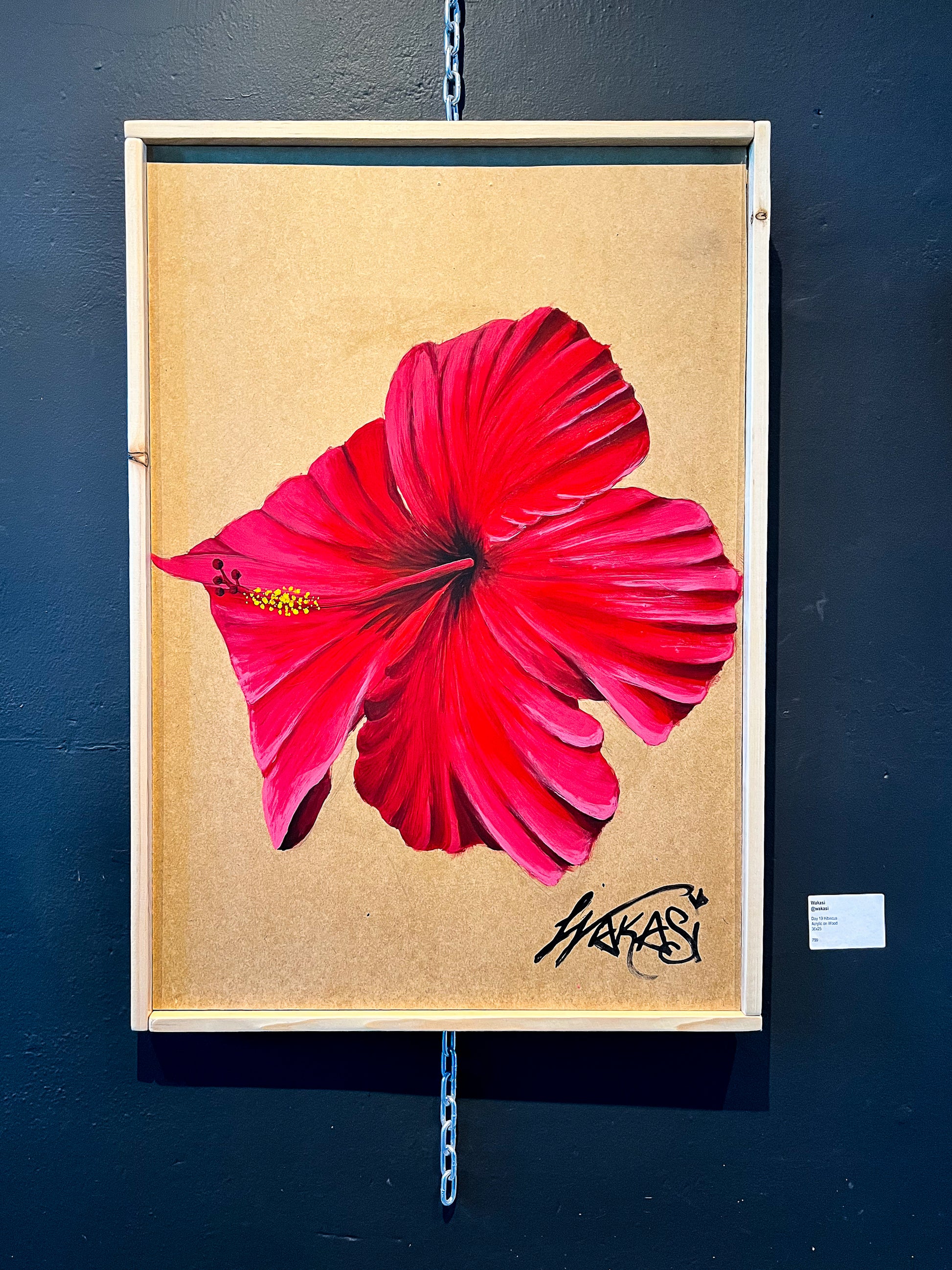 Hibiscus Original Painting