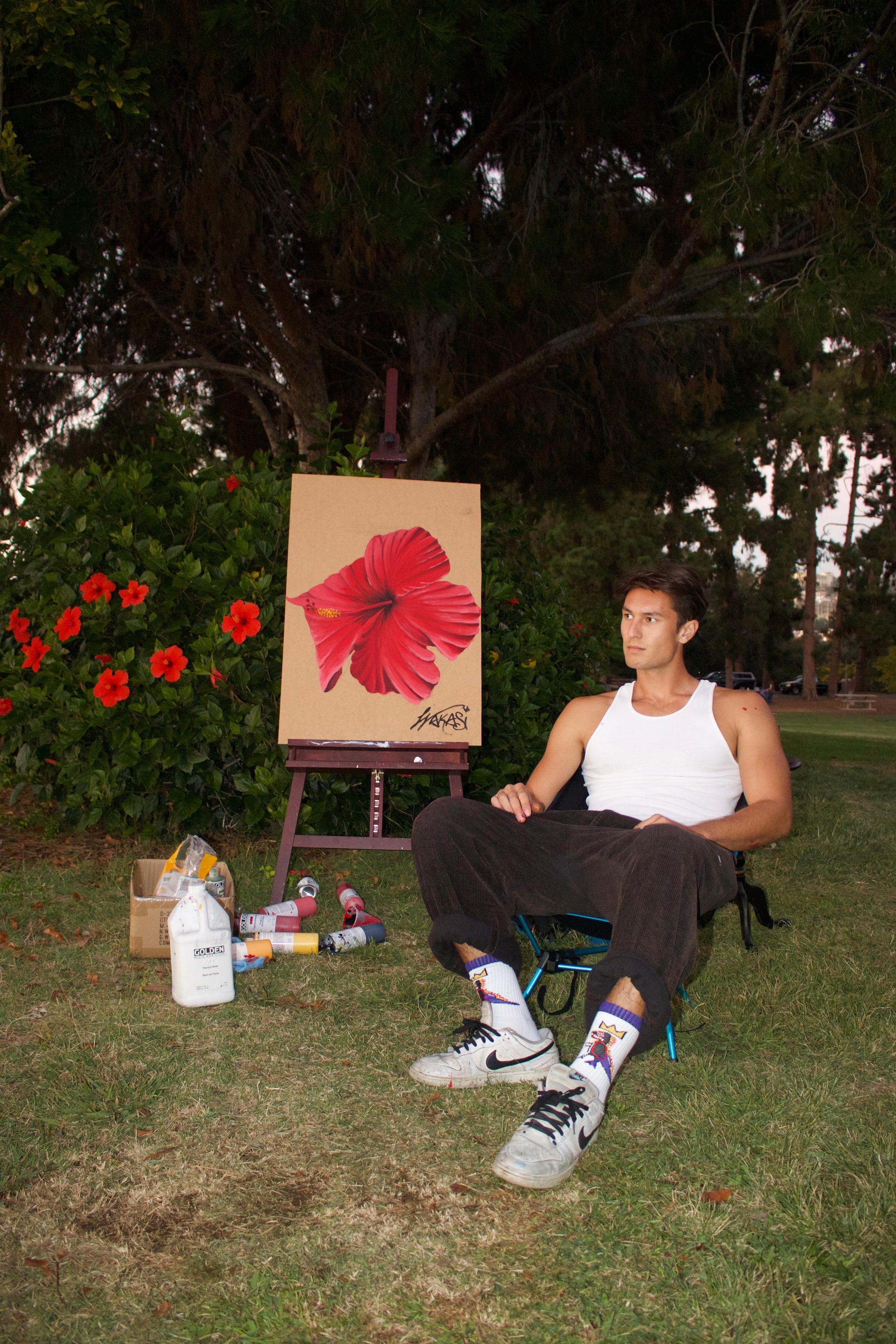 Hibiscus Original Painting