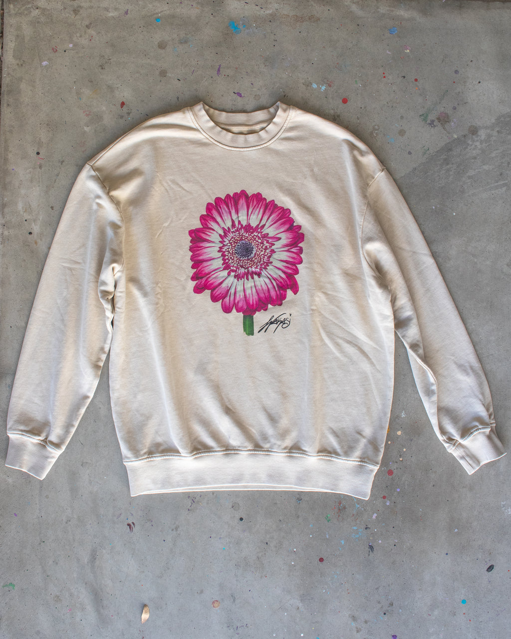 Gerbera Crewneck