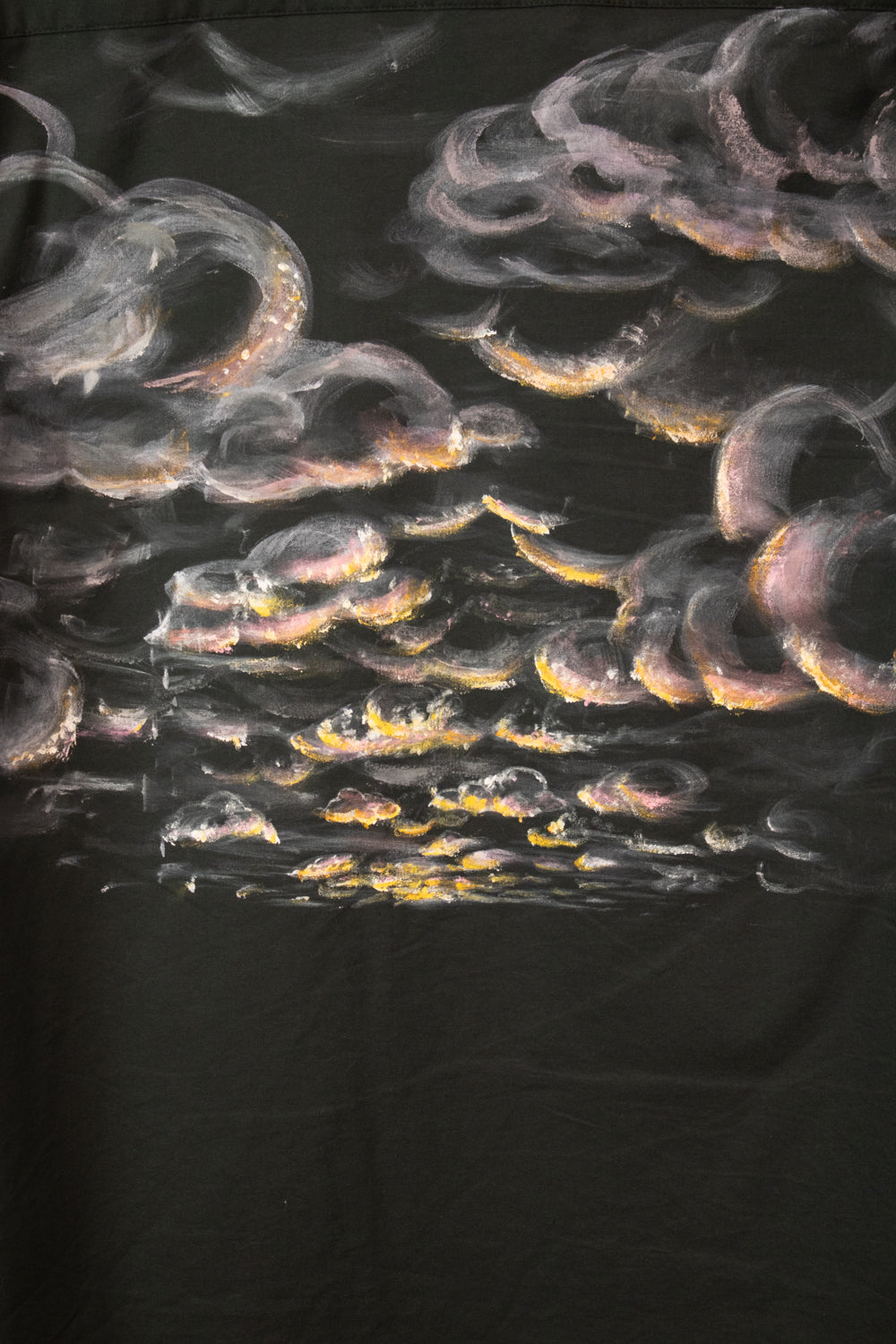 Black Sunset Shirt & Day 14's Carnation Painting