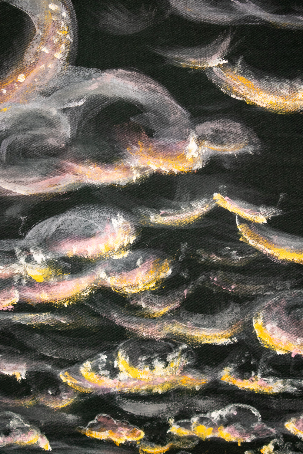 Black Sunset Shirt & Day 14's Carnation Painting