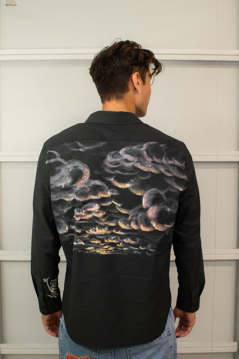 Black Sunset Shirt & Day 14's Carnation Painting