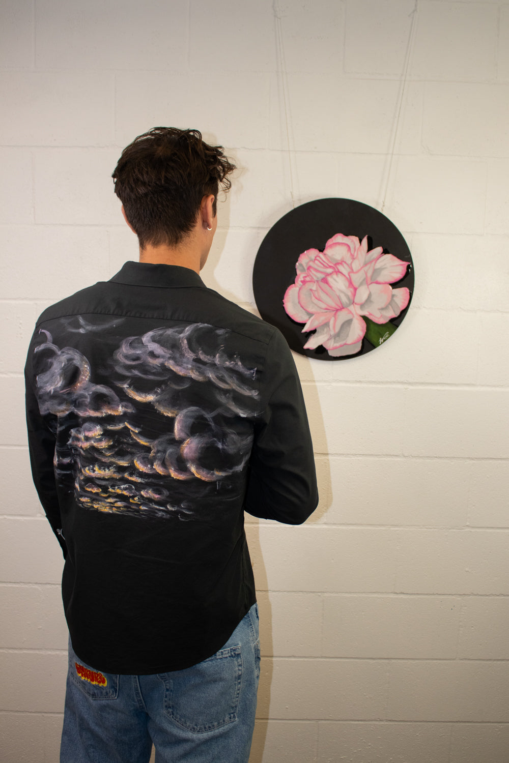 Black Sunset Shirt & Day 14's Carnation Painting