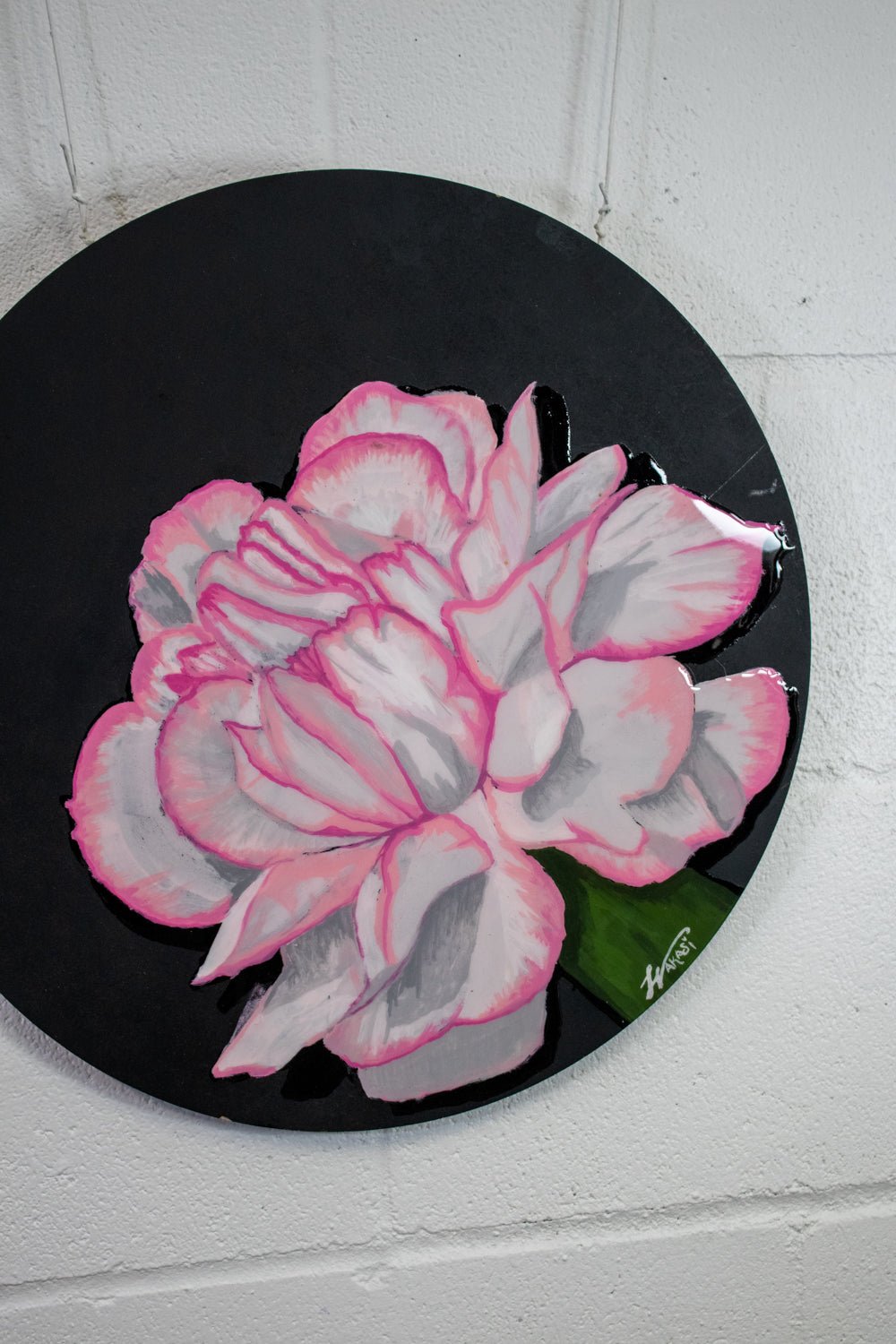 Black Sunset Shirt & Day 14's Carnation Painting