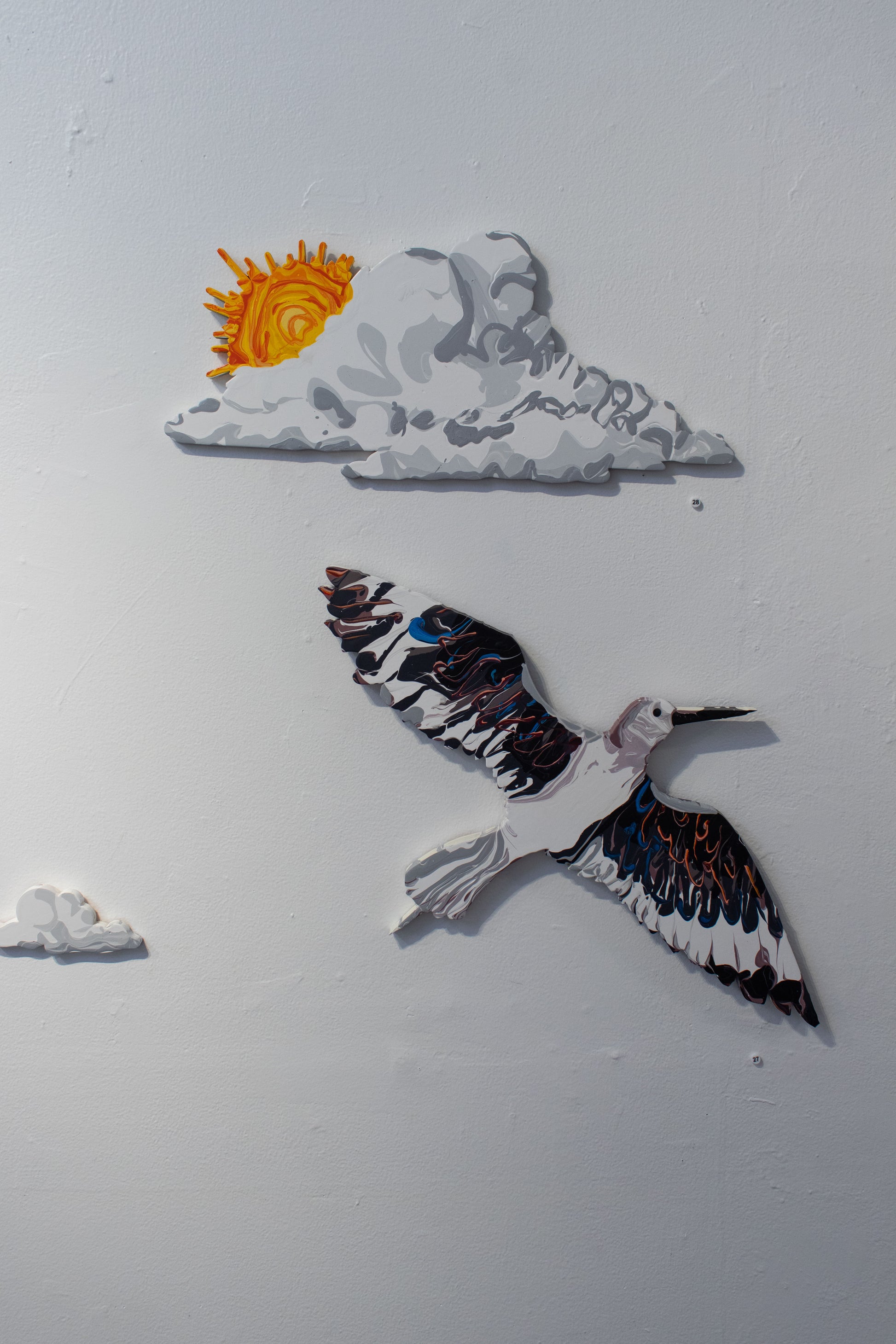 bird flying high