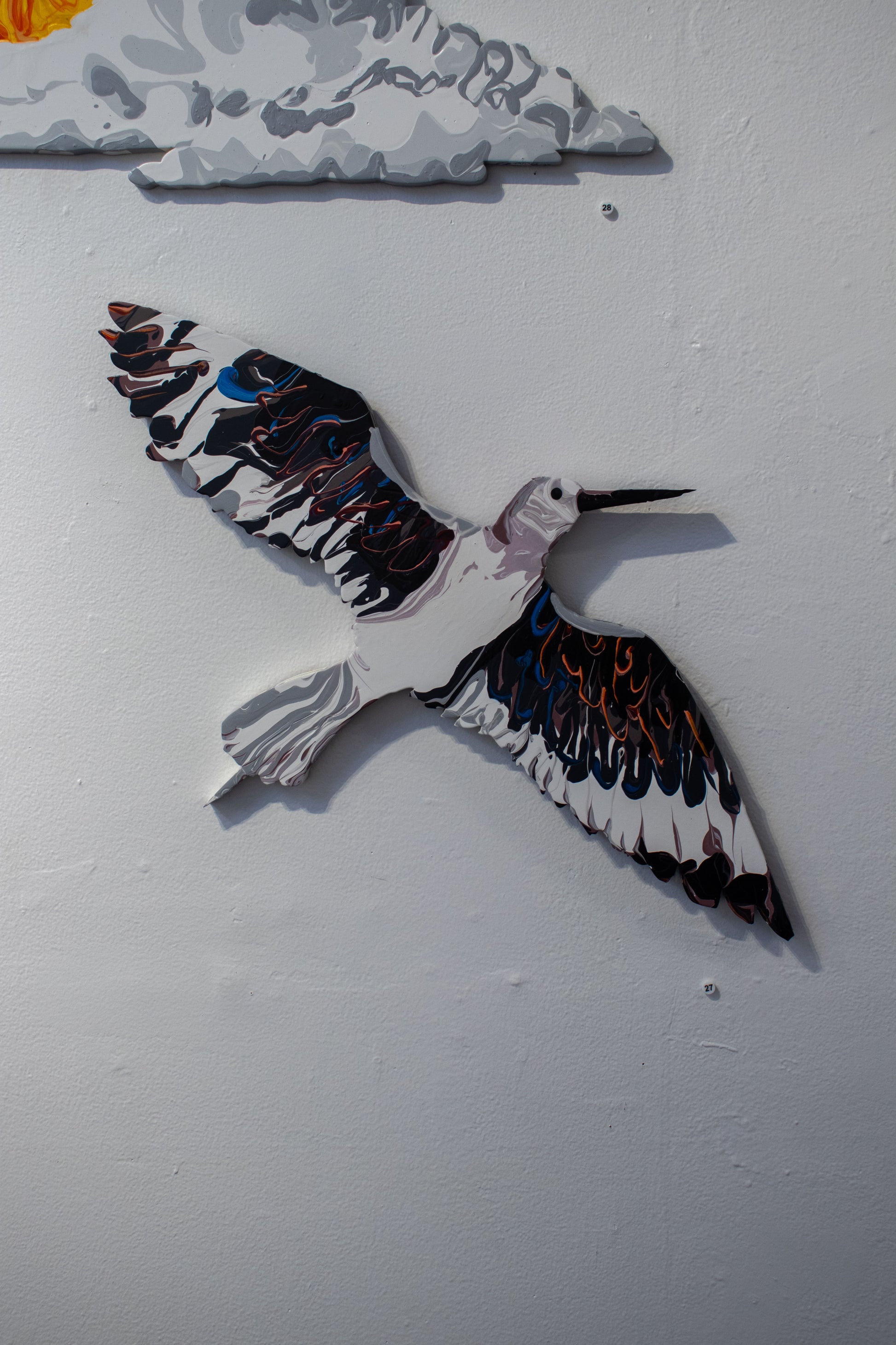 bird flying high