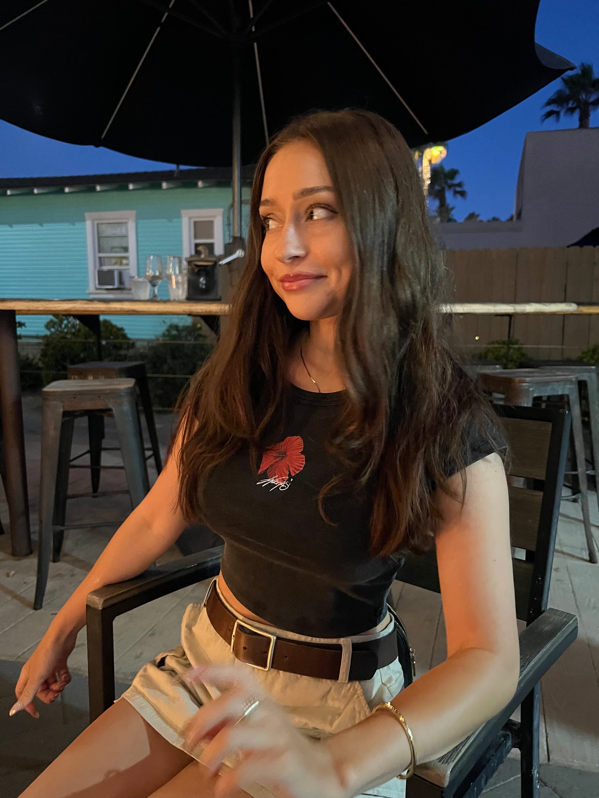 Hibiscus Women's Crop Top